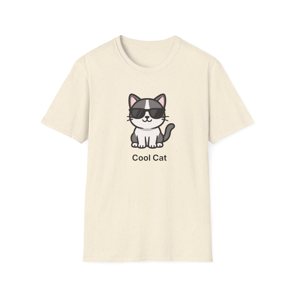 Cool Cat T-Shirt — Cute Cat Wearing Sunglasses Graphic Tee