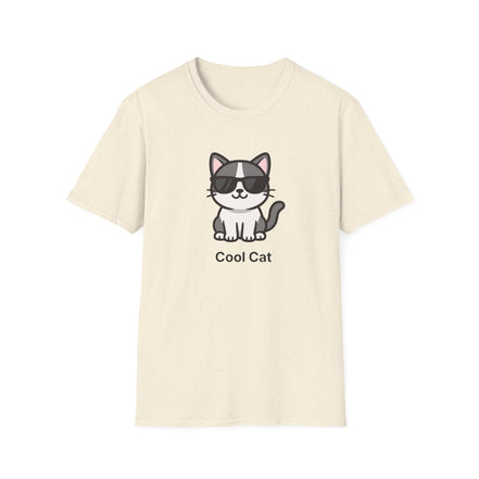 Cool Cat T-Shirt — Cute Cat Wearing Sunglasses Graphic Tee