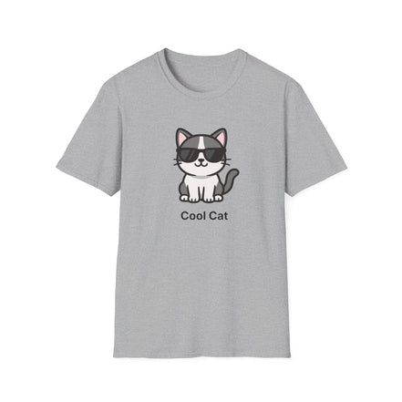 Cool Cat T-Shirt — Cute Cat Wearing Sunglasses Graphic Tee