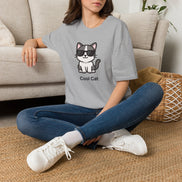 Cool Cat T-Shirt — Cute Cat Wearing Sunglasses Graphic Tee