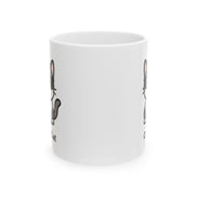 Bunny Coffee Mug — Cute Cartoon Rabbit Ceramic Mug (11oz & 15oz)