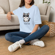 Cool Cat T-Shirt — Cute Cat Wearing Sunglasses Graphic Tee