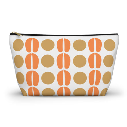 larger version of geo bag with black zipper