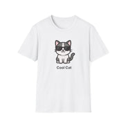 Cool Cat T-Shirt — Cute Cat Wearing Sunglasses Graphic Tee