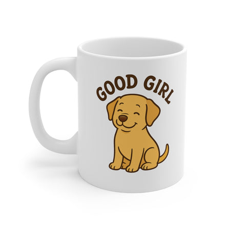 Mug — "Good Girl" Cute Puppy Coffee Mug (11 oz)