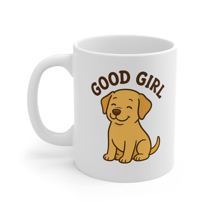 Mug — "Good Girl" Cute Puppy Coffee Mug (11 oz)