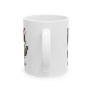 Bunny Coffee Mug — Cute Cartoon Rabbit Ceramic Mug (11oz & 15oz)