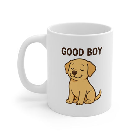 Good Boy Puppy Mug – Cute Dog Coffee Cup (11oz)