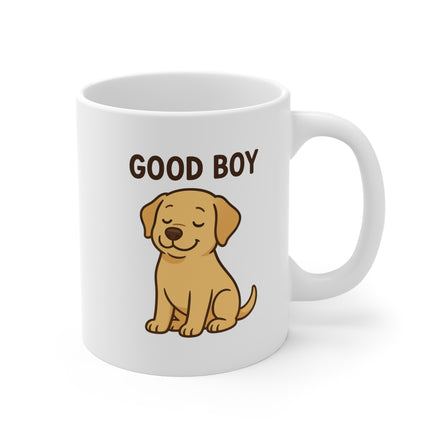 Good Boy Puppy Mug – Cute Dog Coffee Cup (11oz)