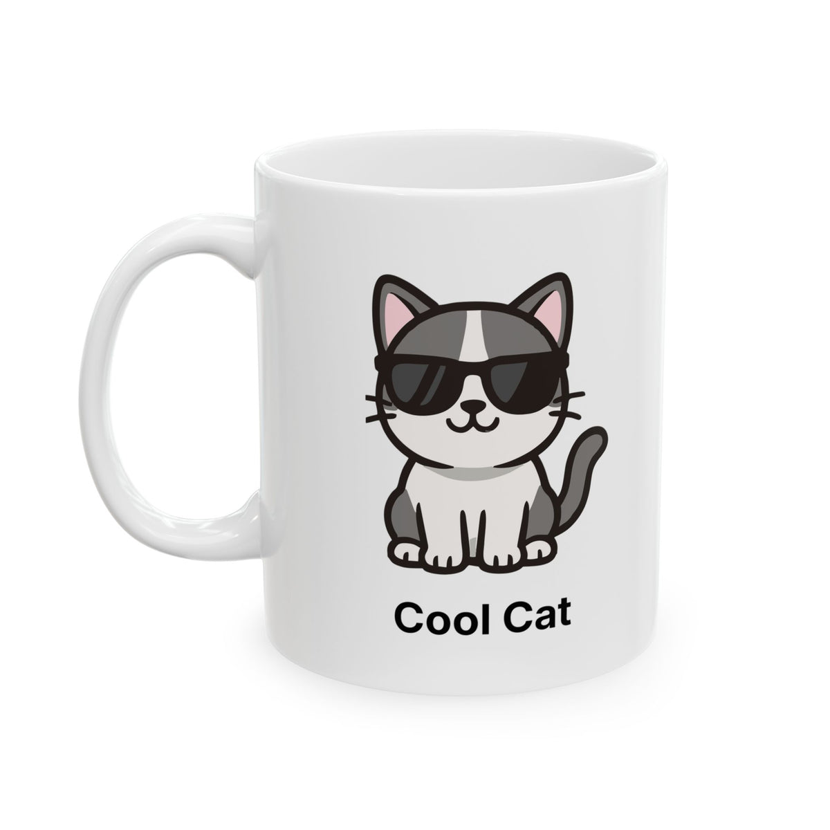 Bunny Coffee Mug — Cute Cartoon Rabbit Ceramic Mug (11oz & 15oz)