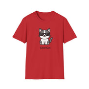 Cool Cat T-Shirt — Cute Cat Wearing Sunglasses Graphic Tee