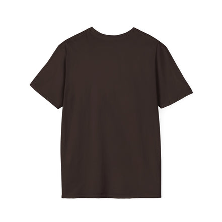 Brown t-shirt on a white background